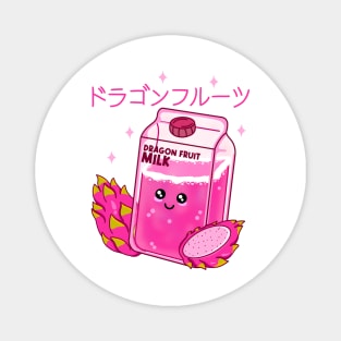 Kawaii Dragon Fruit Milk Magnet